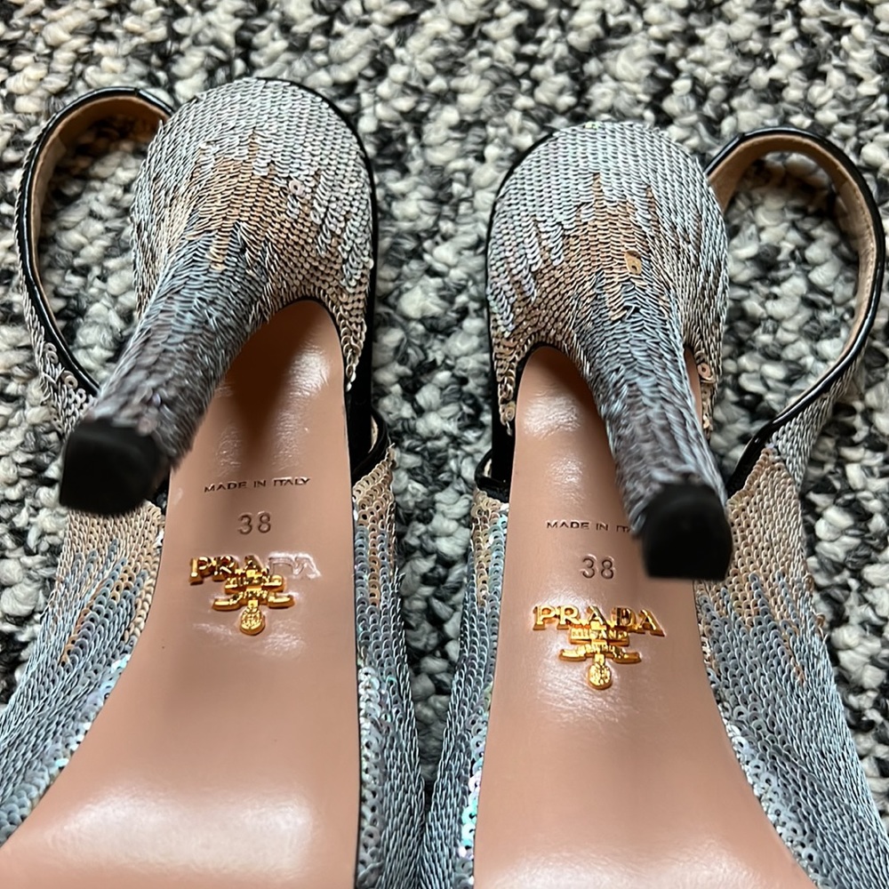 PRADA sequin heels - Picture 4 of 7